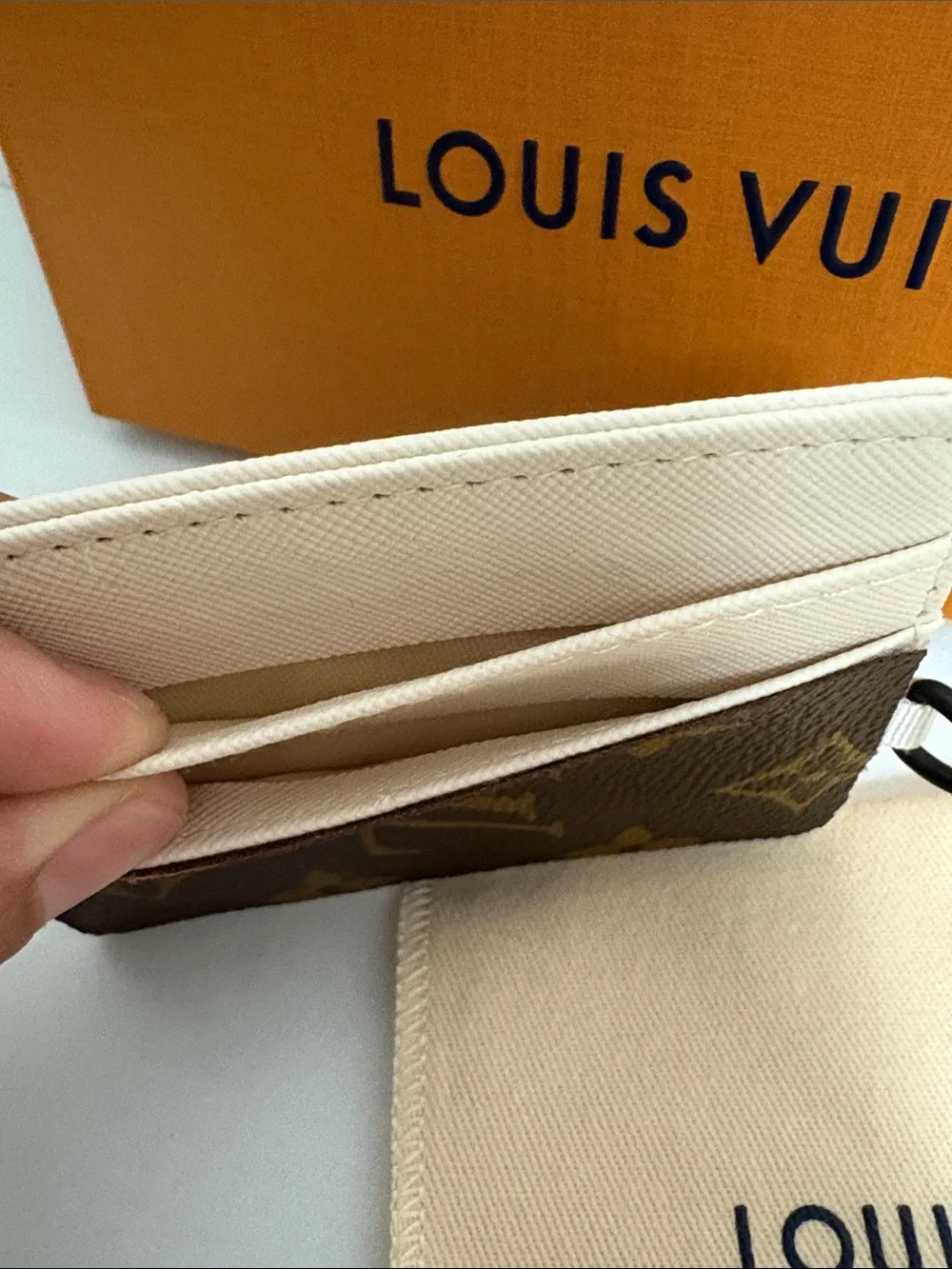 Upcycled Louis Vuitton Monogram Card Holder